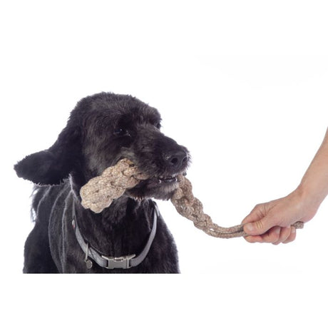 HKM Dog Toy -Buddy Knot Bone- #colour_natural
