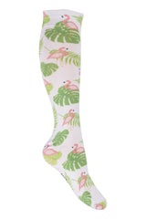 HKM Riding Socks -Arizona- #colour_pink-green