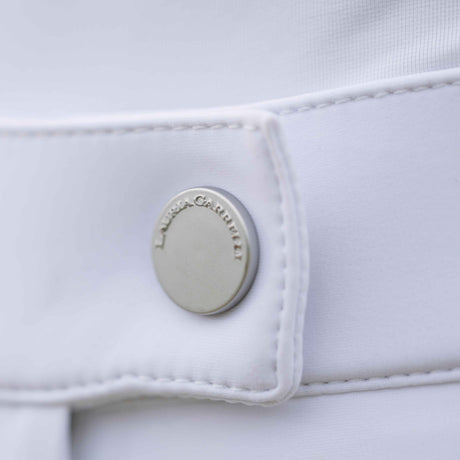 HKM Children's Silicone Full Seat Riding Breeches -Amalfi- #colour_white