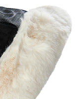 Acavallo Pad Piuma-FS WFS-FS Pocket Suede Flat #colour_black-white