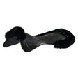 Acavallo Gel Ns-S Classic-S 1/2 Cut-Out Dri-Lex Flat #colour_black-black