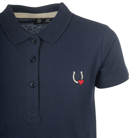 HKM Children's Polo Shirt -Claire- #colour_deep-blue