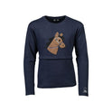 HKM Children's Longsleeve Shirt -Mia- #colour_deep-blue