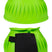 HKM Rubber Over Reach Boots -Atlanta Neon- #colour_neon-green