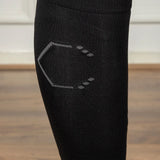Coldstream Ancroft Cushioned Riding Socks [Black/Grey] [UK 3.5-8]
