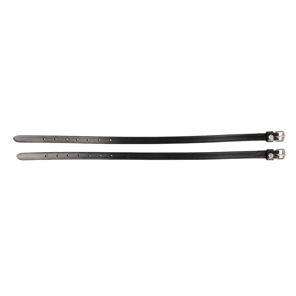 Hy Equestrian Diamante Stud Spur Straps #colour_black
