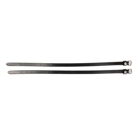 Hy Equestrian Diamante Stud Spur Straps #colour_black