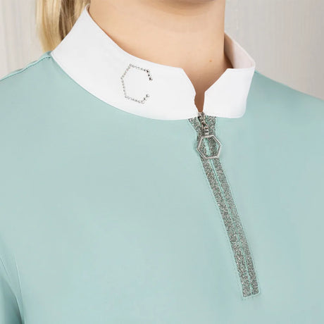 Coldstream Next Generation Long Sleeve Elrick Show Shirt #colour_glacier-boulevard