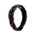 Waring Brooke Signature Plait Hairband #colour_navy-tan