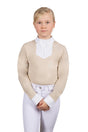 Coldstream Next Generation Long Sleeve Roslin Ruffled Crystal Show Shirt #colour_latte