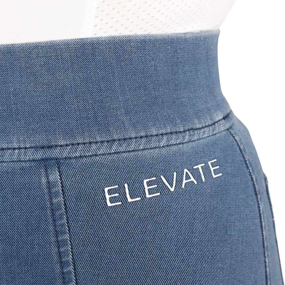 Hy Equestrian Elevate Chambray Denim Tights [Blue] [XS]