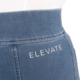 Hy Equestrian Elevate Chambray Denim Tights [Blue] [XS]