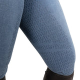 Hy Equestrian Elevate Chambray Denim Tights [Blue] [XS]