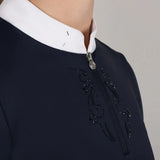 Coldstream Hermitage Diamante Show Shirt #colour_navy