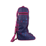 Hy Equestrian Out of this World Boot Bag [Navy/Magenta] [One Size]
