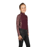 Hy Equestrian Elevate Heritage Mizs Base Layer [Berry] [7-8 Years]