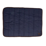 Benji & Flo Comfort Dog Bed [Navy/Chocolate] [40 x 60cm]