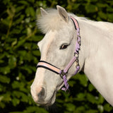 Hy Equestrian Glimmer Head Collar [Lilac] [Pony]