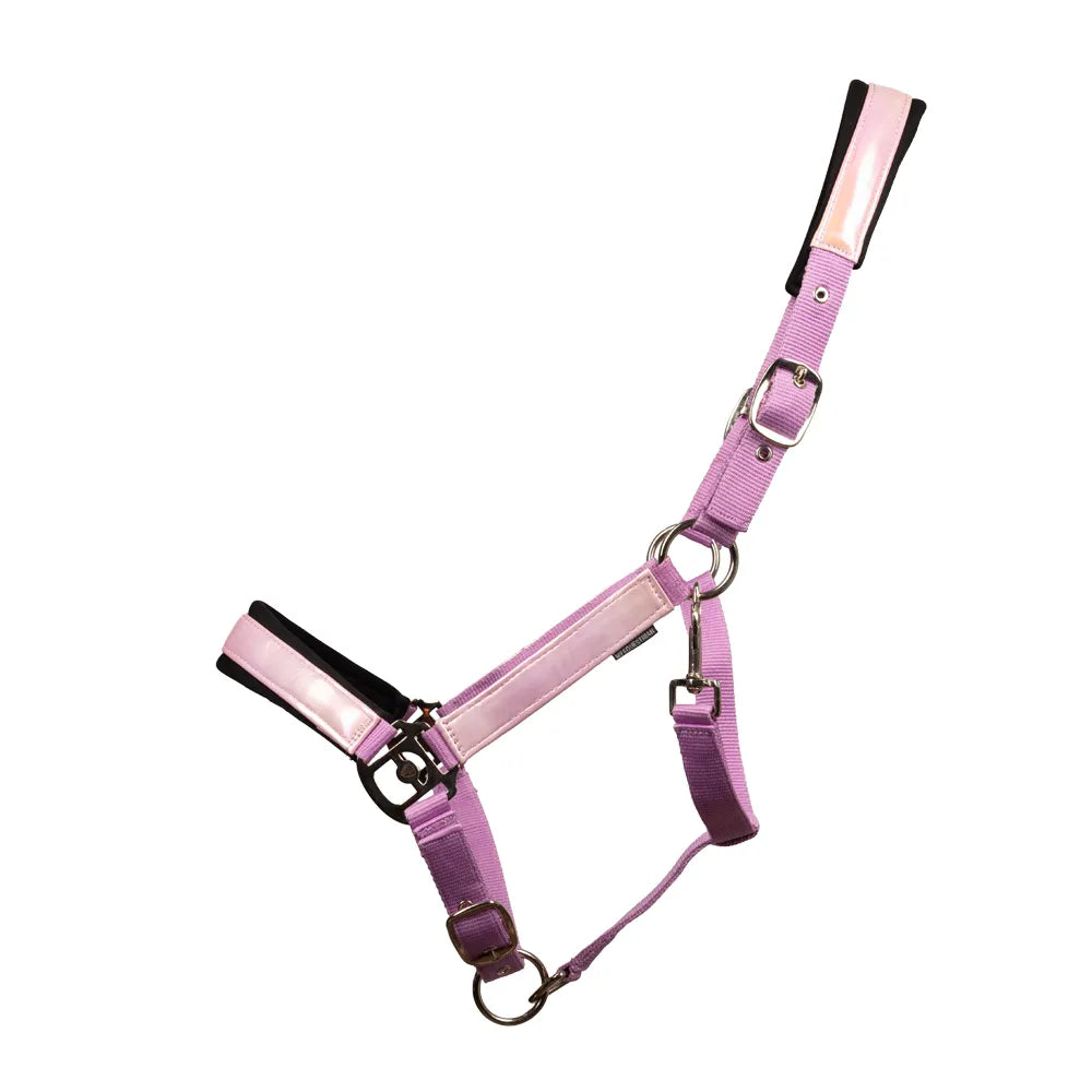 Hy Equestrian Glimmer Head Collar [Lilac] [Pony]