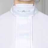 Coldstream Hermitage Diamante Ready Tied Stock [White] [One Size]