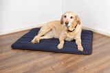 Benji & Flo Comfort Dog Bed [Navy/Chocolate] [40 x 60cm]