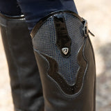 Hy Equestrian Children's Bolono Riding Boots [Black/Blue] [UK 10]