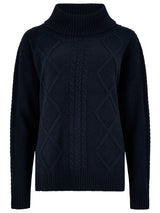 Dubarry Womens Kirkwood Knitted Jumper #colour_navy