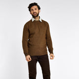Dubarry Mens Clarinbridge Crew Neck Sweatshirt #Colour_dusky-bronze