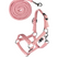 HKM Head Collar and Lead Rope -Hobby Horsing Basic- #colour_rose