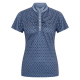 Imperial Riding Children's Roxy AOP Tech Top #colour_blue-navy
