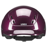 Uvex Kiddox Shiny Riding Hat #colour_burgundy