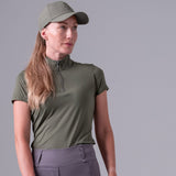 PS of Sweden Everly Short Sleeve Shirt #colour_vintage-green