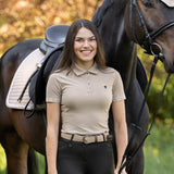 Covalliero Ladies Sporty Polo Shirt #colour_beige