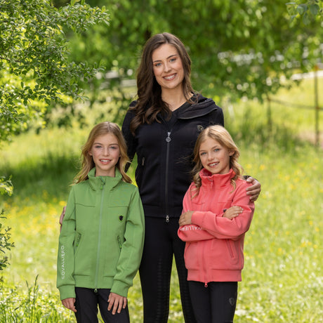 Covalliero Ladies Sporty Hoody Jacket #colour_black