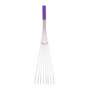 Red Gorilla Big Tidee Metal Rake Short Handle #colour_purple
