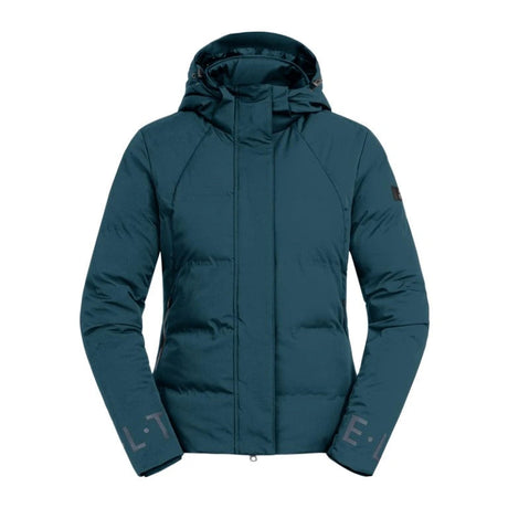 E.L.T Ohio Ladies Winter-Performance-Riding Jacket #colour_petrol-blue