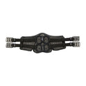 Stubben Equi-Soft® Short Saddle Girth with Cover - Black #colour_vachette-leather-ebony