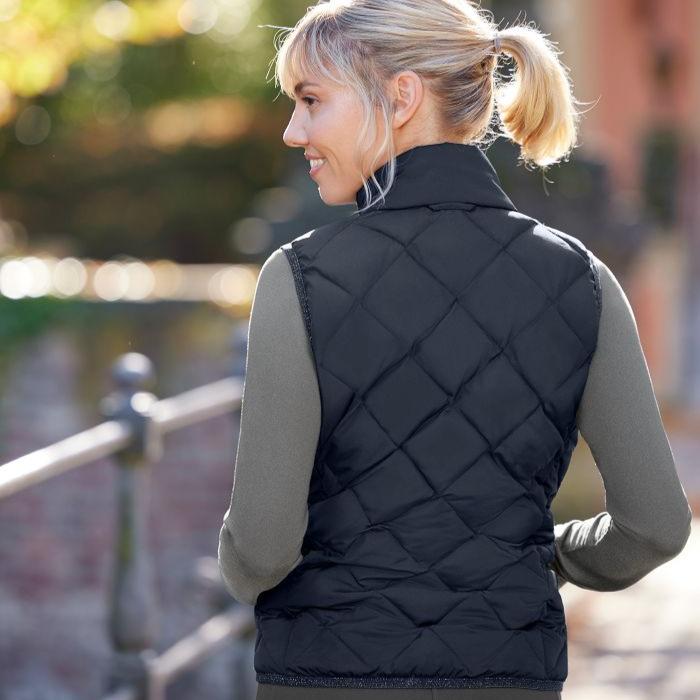 E.L.T Ladies Meran Lightweight Vest #colour_deep-blue