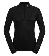 E.L.T Ladies Milano Functional-Zip Shirt #colour_black