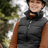 E.L.T Oxford Ladies Winter Light Weight Gilet #colour_black