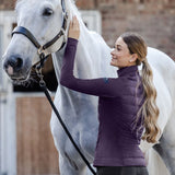 E.L.T Oregon Ladies Hybrid Quilted Jacket #colour_dark-purple