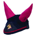 Riding Star Collection Fly Veil by Little Rider [Navy/Burgundy] [Small Pony]