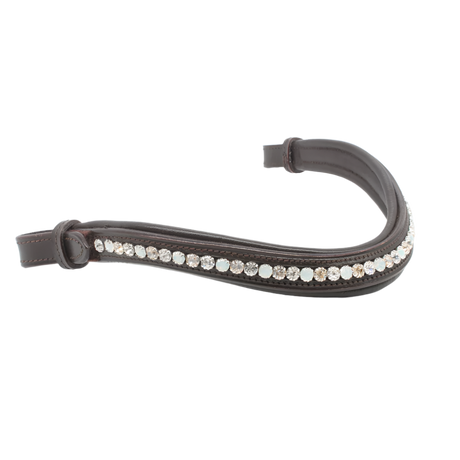 Mackey Crystal Sparkle Browband #colour_brown