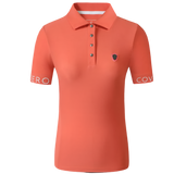Covalliero Ladies Sporty Polo Shirt #colour_coral