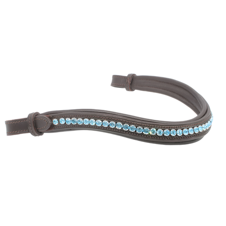Mackey Baby Blue Sparkle Browband #colour_brown