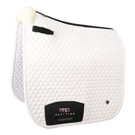 Hy Equestrian Pro Reaction Dressage Saddle Pad #colour_white
