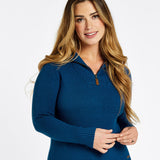 Dubarry Womens Rosmead Sweater #colour_peacock-blue