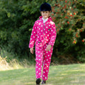Supreme Products Child's Dotty Fleece Onesie #colour_paradise-pink