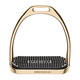 Sprenger HS Stainless Steel Fillis Stirrups #colour_gold