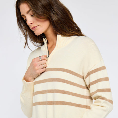 Dubarry Womens Fonthill Knitted Jumper #colour_oyster